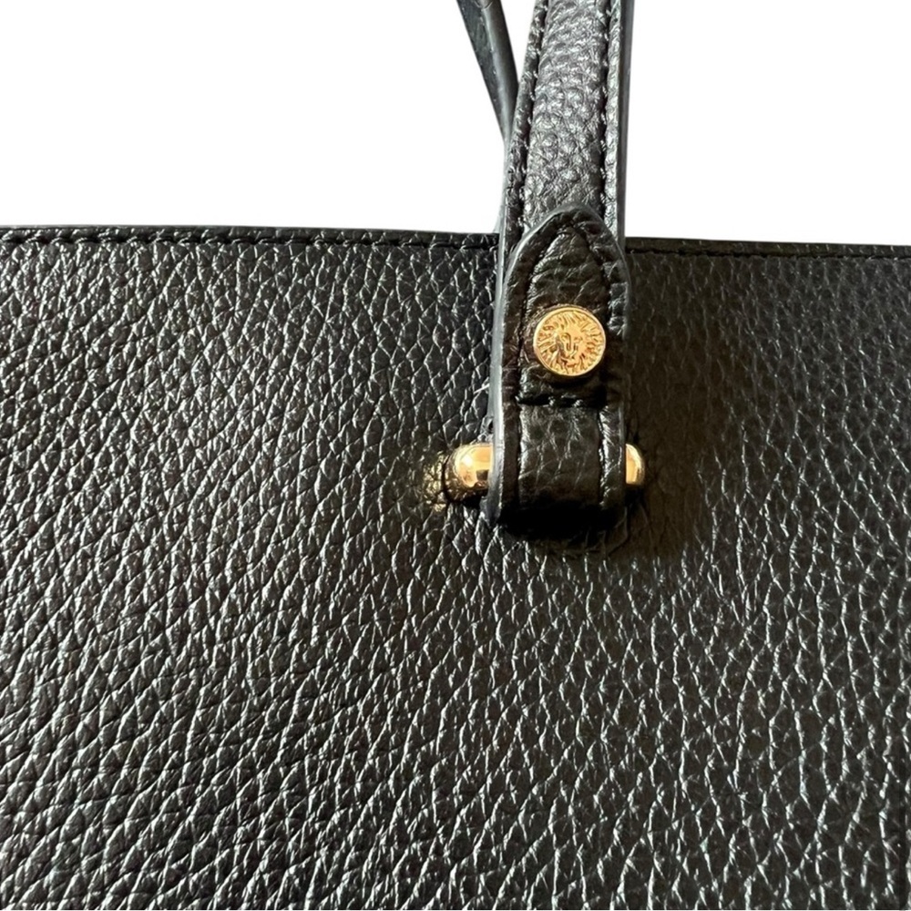 Anne Klein Black Pebbled Tote Bag - Picture 10 of 12